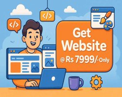 1 Year Free Domain & Hosting | Get Website @ Rs 7999/- Only