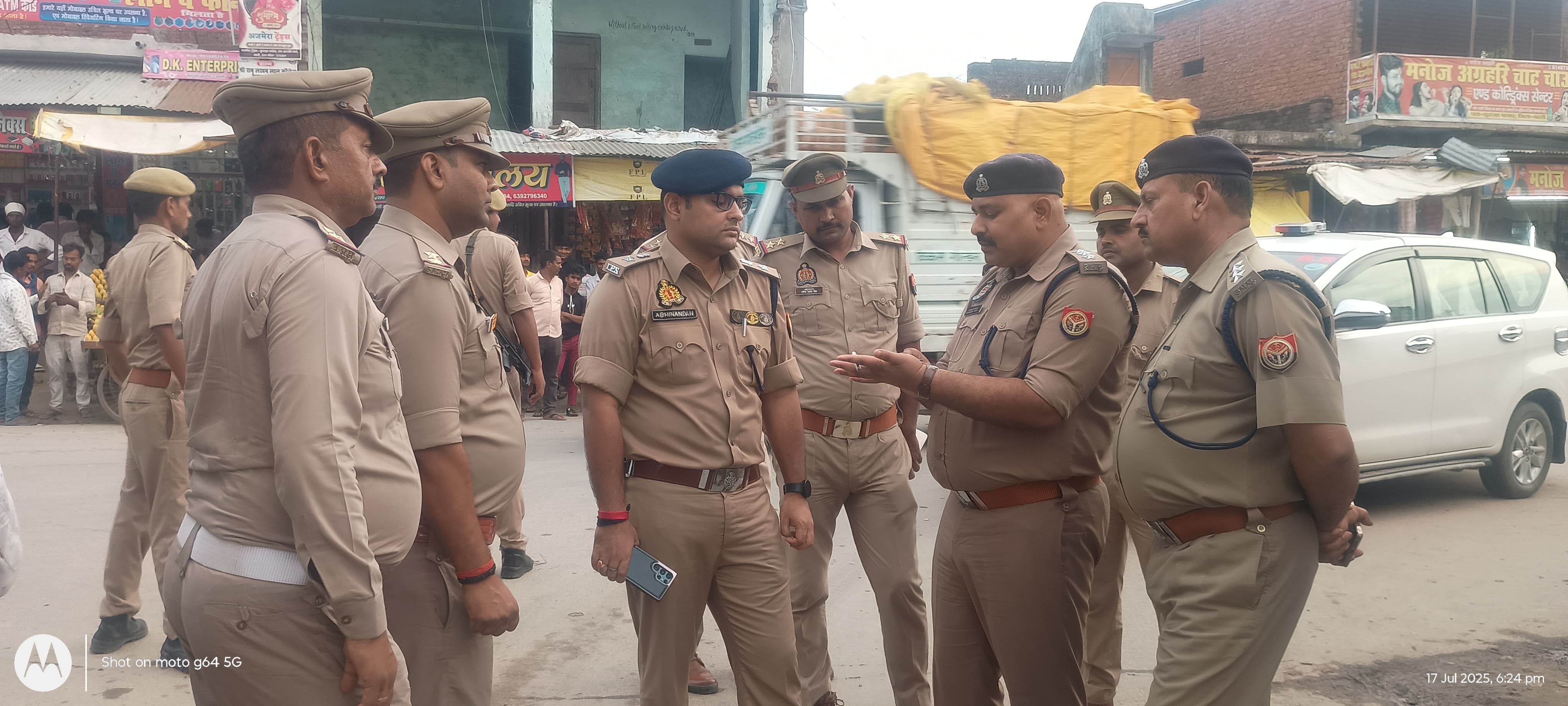श्रावण कांवड़ यात्रा को लेकर बस्ती पुलिस सतर्क, SP अभिनंदन ने किया कुदरहा रूट का सर्वेक्षण