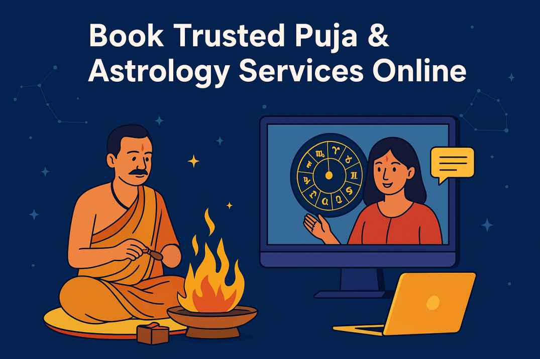 Popular Online Puja Apps and Platforms in India | Book Trusted Puja & Astrology Services Online