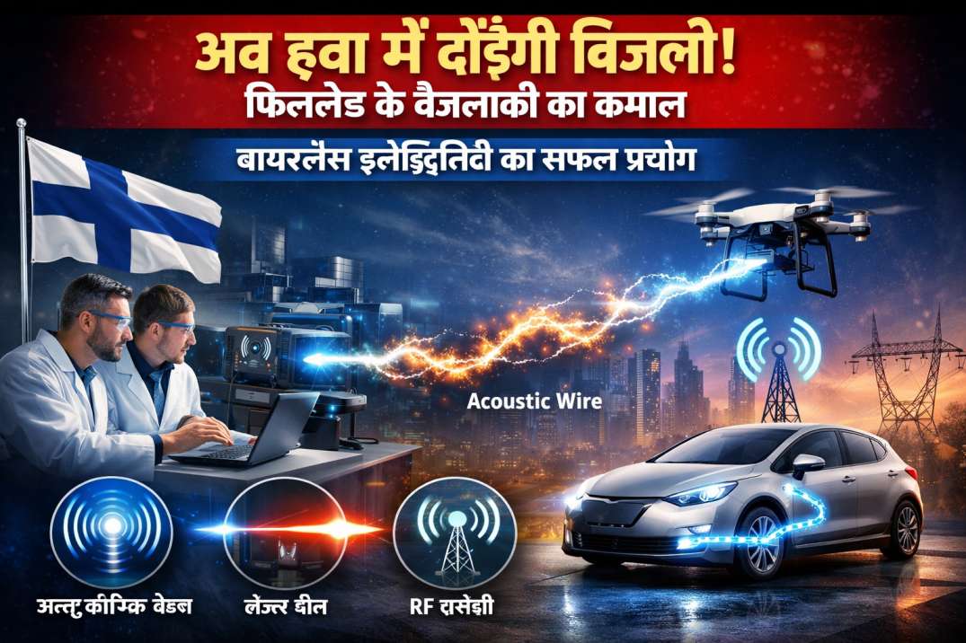 अब हवा में दौड़ेगी बिजली? फिनलैंड के वैज्ञानिकों की वायरलेस बिजली में ऐतिहासिक छलांग