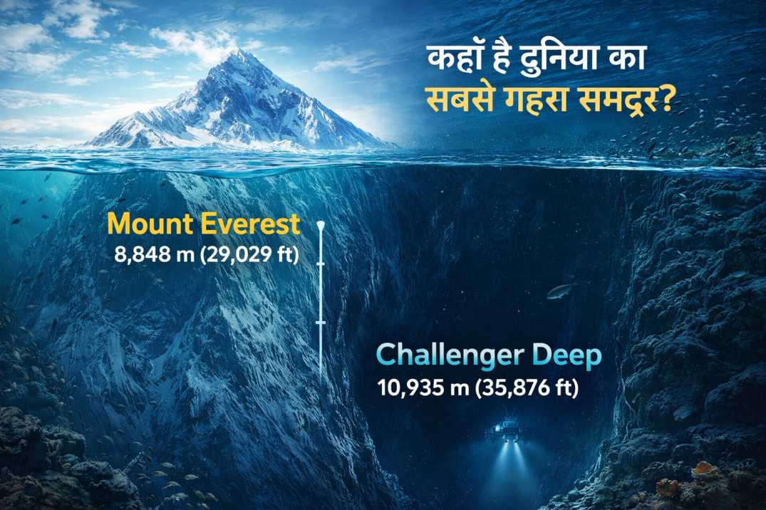 दुनिया का सबसे गहरा समुद्र कहां है?  गहराई जानकर उड़ जाएंगे होश