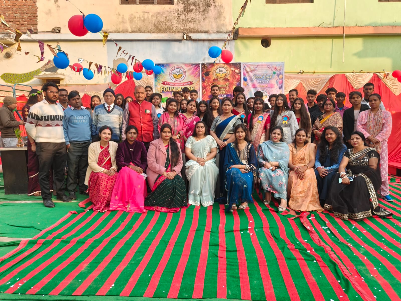 केडी पब्लिक कॉन्वेंट स्कूल में फाउंडेशन डे, फेयरवेल व गुड लक पार्टी का भव्य आयोजन