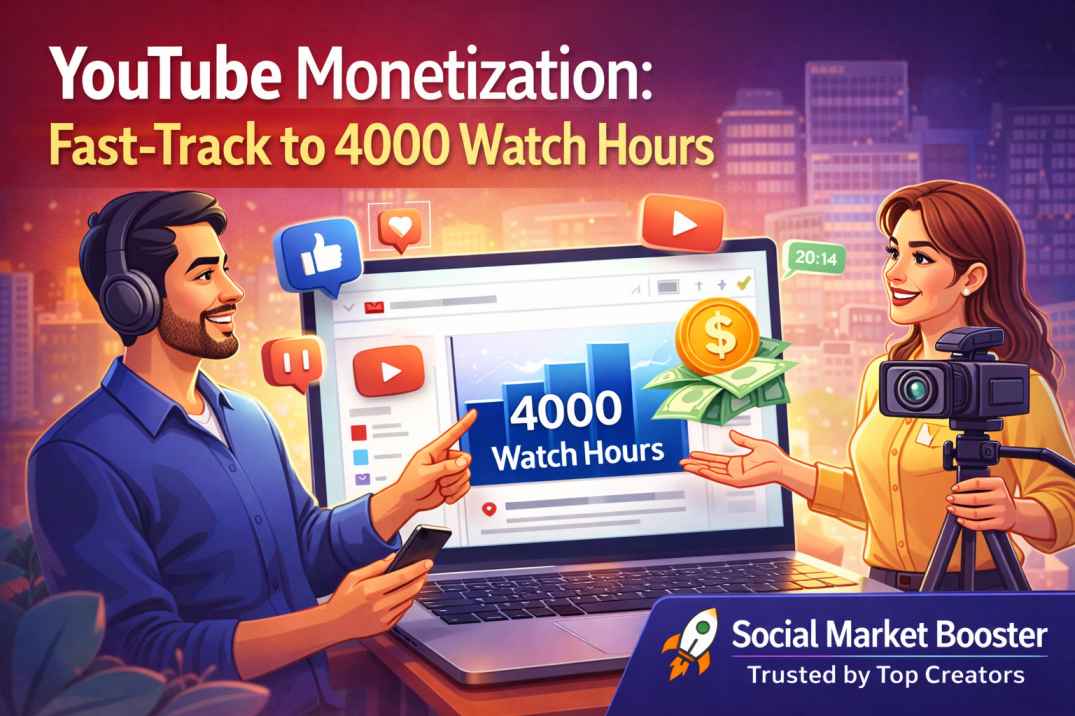 How to Get 4000 Watch Hours on YouTube in 2026