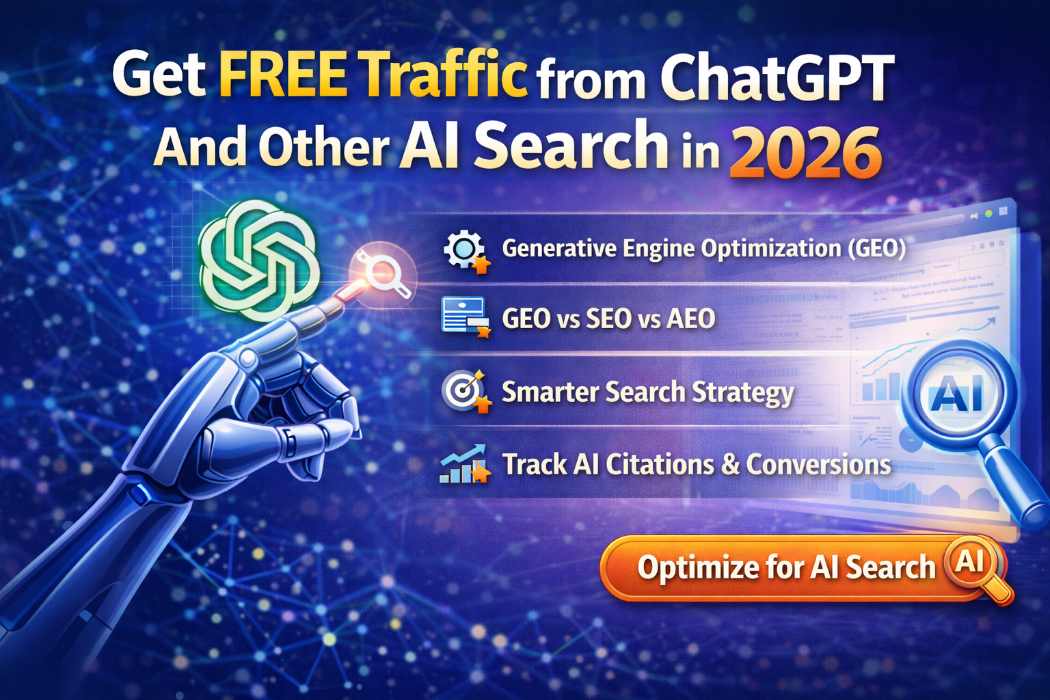 Get Free Traffic from ChatGPT Search  And Other AI Search  in 2026