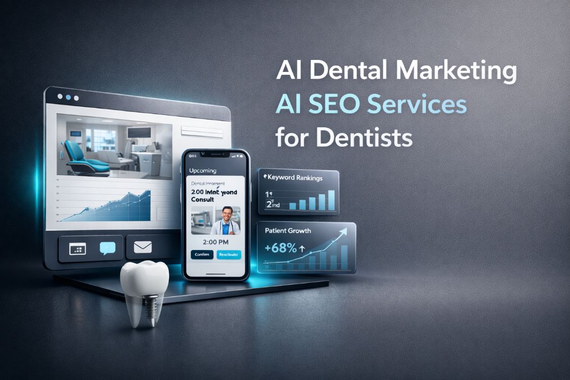 AI Dental Marketing in 2026: ai marketing for dentists  + AI SEO Services for Dentists (Practical Playbook)