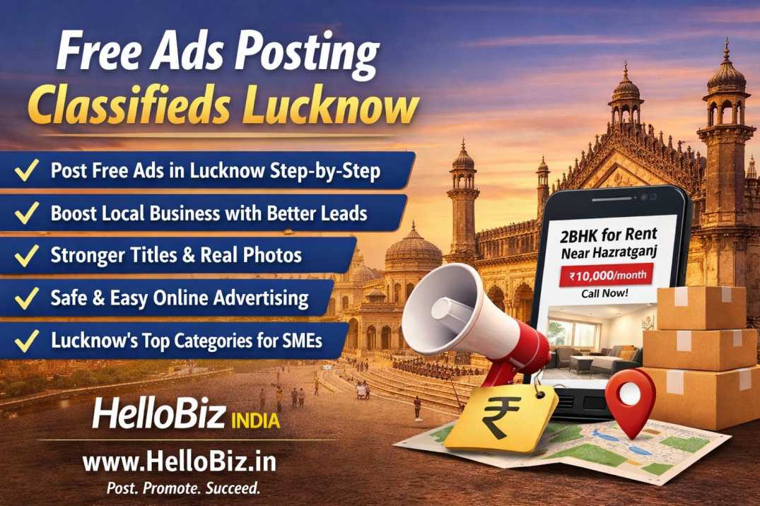 Free Ads Posting Classifieds Lucknow | HelloBiz