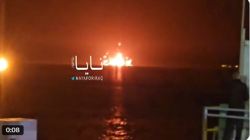 US-owned SAFESEA VISHNU oil tanker has been hit near Iraq by an underwater drone 