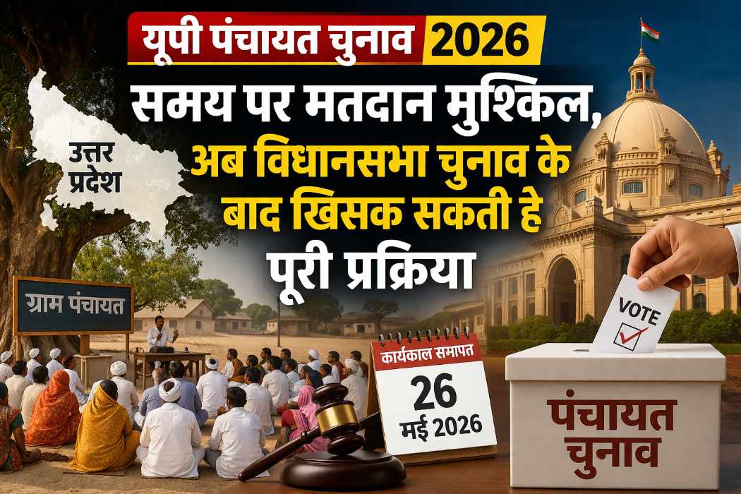 यूपी पंचायत चुनाव 2026: समय पर मतदान मुश्किल, अब विधानसभा चुनाव के बाद खिसक सकती है पूरी प्रक्रिया