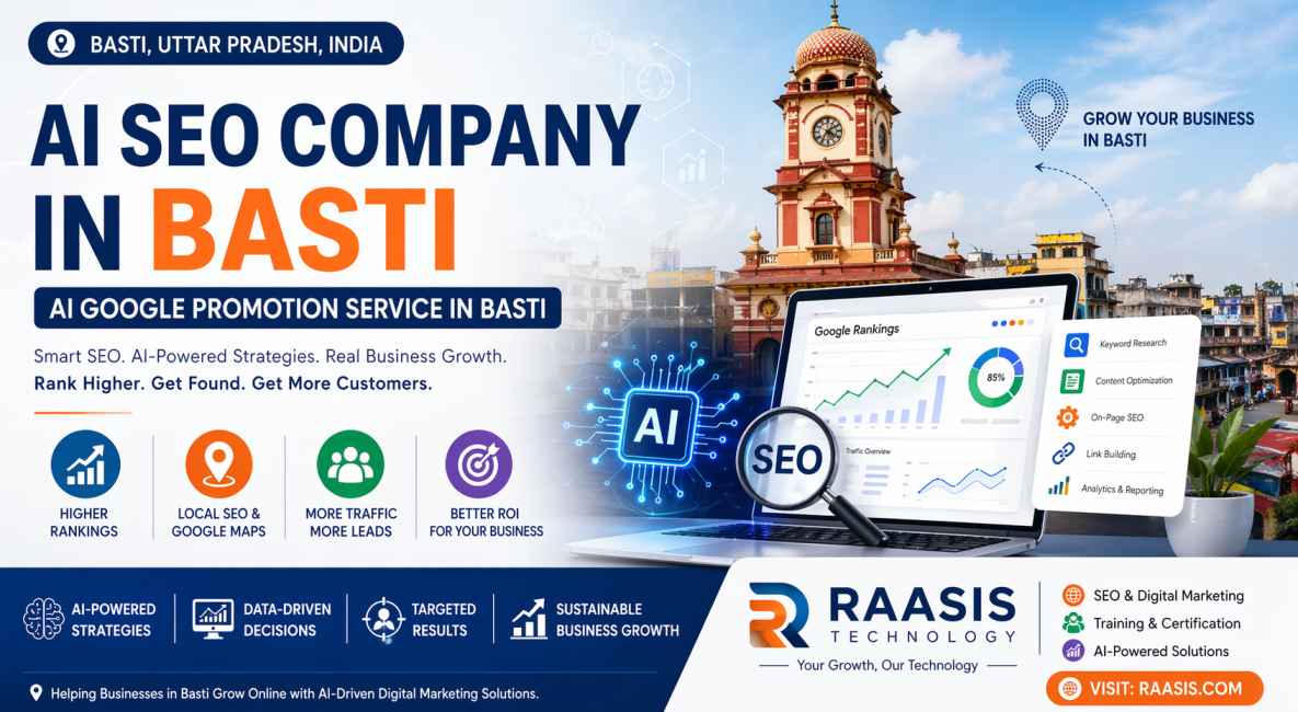AI SEO Company in Basti  - AI Google Promotion Service in Basti