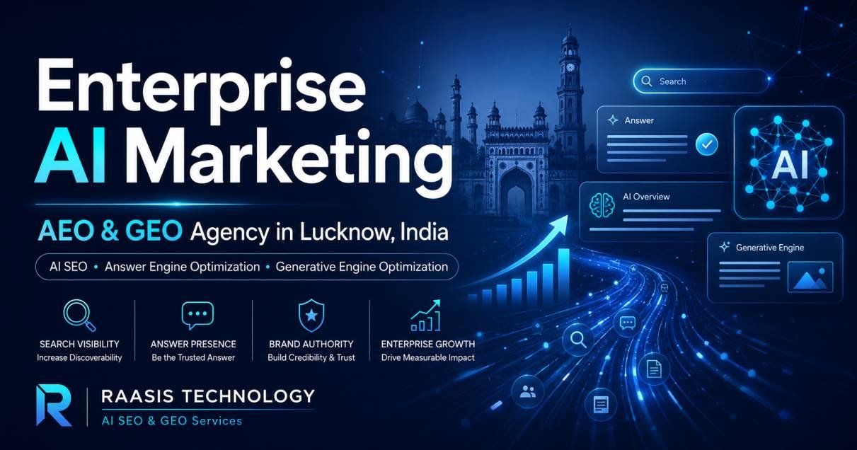 Enterprise AI Marketing: AEO & GEO Agency in Lucknow, India — 2026 Guide