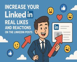 Increase Your LinkedIn Likes and Reactions | Social Market Booster