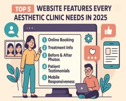 Top 5 Website Features Every Aesthetic Clinic Needs in 2025