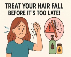 Treat Your Hair Fall Before It's Too Late!