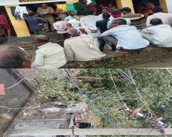बस्ती:  बिजली विभाग की लापरवाही से फिर गई जान — गर्भवती महिला की मौके पर मौत, बच्चा झुलसा!