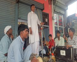 कुदरहा बाजार में धूमधाम से मनी विश्वकर्मा जयंती, बिरहा मुकाबले ने बांधा समां