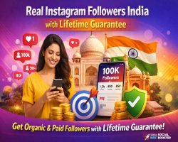 Real Instagram Followers India with Lifetime Guarantee