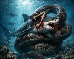 दुनिया का सबसे बड़ा समुद्री साँप — लंबाई और रहस्य