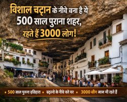 विशाल चट्टान के नीचे बना है ये 500 साल पुराना शहर, रहते हैं 3000 लोग!