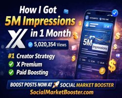 How I Got 5M Impressions on X in 1 Month