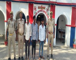 बस्ती: शांति भंग की आशंका में तीन युवकों का चालान