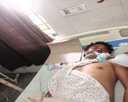 अज्ञात वाहन की टक्कर से कुदरहा ब्लॉक के जिला पंचायत सदस्य लवकुश राना गंभीर रूप से घायल, बीआरडी गोरखपुर रेफर
